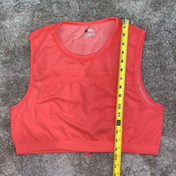 Coral Crop Top And Leggings Top Small Leggings Medium - Picture 13 of 15